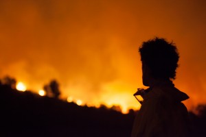 Fotogràfia del recent incendi a l'Empordà. Fotogràfia del recent incendi a l'Empordà.
